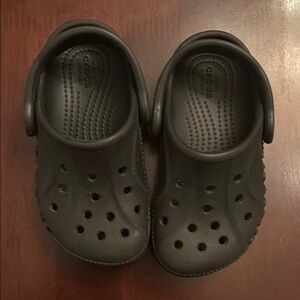 CROCS Toddler Size 7C Black Slip-On